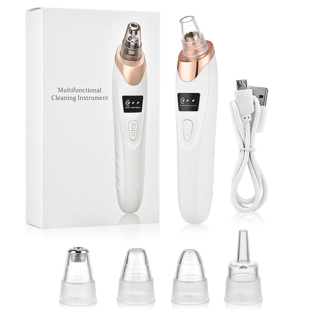 Blackhead Remover Vacuum Electric Nose Beauty Face Deep Cleansing Skin Care Vacuum Black Spots Acne Pore Cleaner Pimple Tool